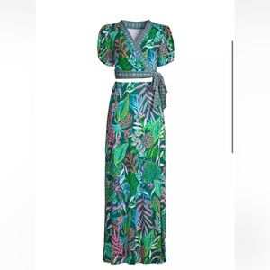 Lilly Pulitzer Sailynn Maxi Skirt and Top Set in Jungle Multi Print